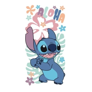 Osuška Lilo a Stitch froté 70×140 cm – Hawaiian Harmony