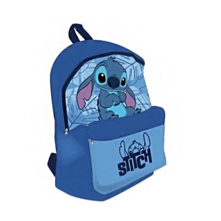 Dětský batůžek s potiskem Stitch – modrý 30×24×12 cm