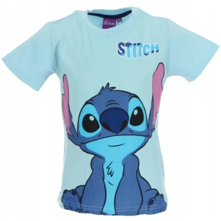 Chlapecké tričko s krátkým rukávem Stitch světle modré